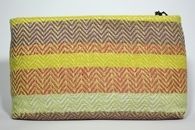 I Love Colours (Orange) Plastic bag with hand-woven clutch bag (Back View)