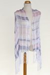 I love Colours (Denim, Silver, Lavander and Coral)  Hand-woven Shawl (View 1)