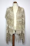 I love Neutrals (White)  Hand-woven Shawl (View 1)