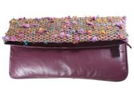 Velvet Rose Folded Bag with Chain (Folded Side 1)