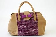 Sweet Rose Doctor Bag with Bow (Front View)