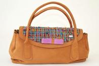 Velvet Rose Ladylike Bag with Bow (Front View)