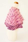 Sweet Rose Double Handwoven Cape (Side View)
