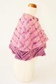Sweet Rose Double Handwoven Cape (Side View)
