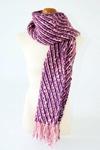 Sweet Rose Handwoven Twill Scarf (View 1)