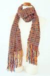 Velvet Rose Tweed Handwoven Scarf