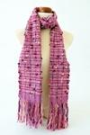 Sweet Rose Handwoven Tweed Scarf